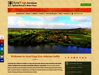 ayuryoga-ashram.com screenshot
