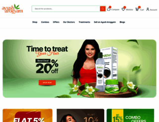 ayusharogyam.com screenshot