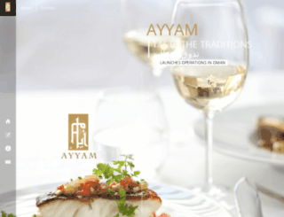 ayyam-restaurant.com screenshot