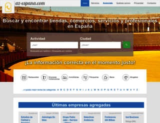 az-espana.com screenshot