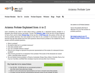 az-probate.com screenshot