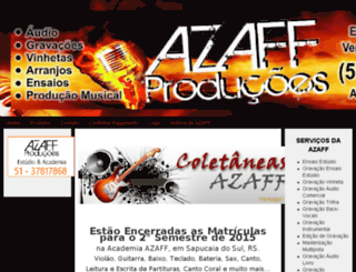 azaffproducoes.com screenshot