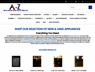 azappliance-com.3dcartstores.com screenshot