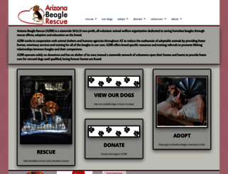 azbeaglerescue.com screenshot
