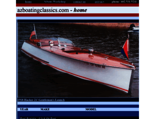 azboatingclassics.com screenshot