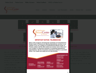 azbreastcenter.com screenshot