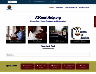 azcourthelp.org screenshot