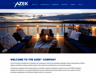azek.com screenshot