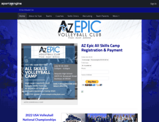 azepicvolleyball.com screenshot