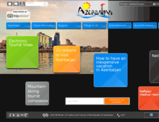 azerbaijan.tourism.az screenshot