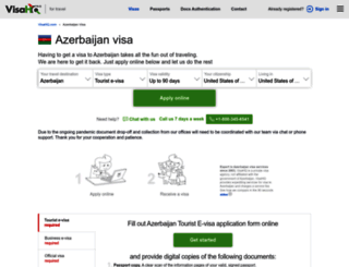 azerbaijan.visahq.com screenshot