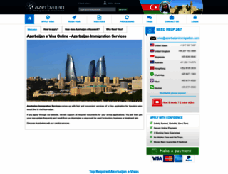azerbaijanimmigration.com screenshot
