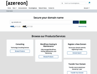 azereon.com screenshot