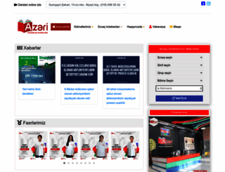 azeri.edu.az screenshot