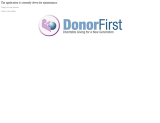 azf.donorfirst.org screenshot
