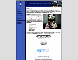 azfootcarespecialists.com screenshot