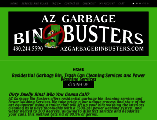 azgarbagebinbusters.com screenshot
