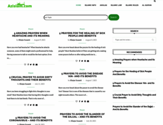 azislam.com screenshot