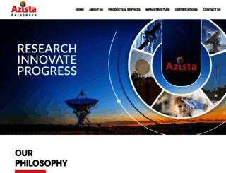 azistaaerospace.com screenshot