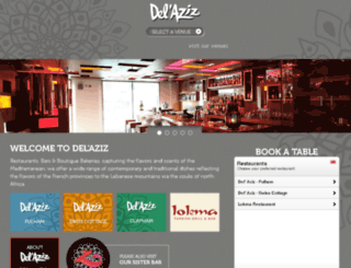 azizrestaurant.com screenshot