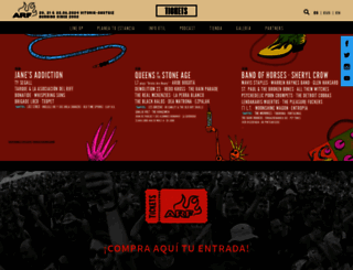 azkenarockfestival.com screenshot