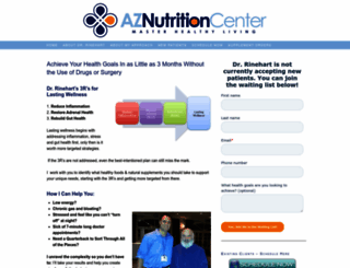 aznutritioncenter.com screenshot