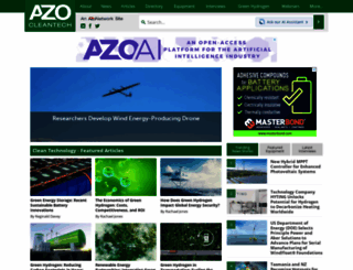azocleantech.com screenshot