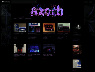 azoth-tapes.bandcamp.com screenshot
