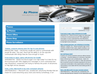 azphone.com screenshot