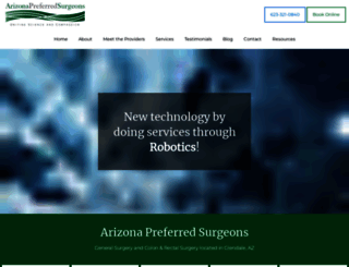 azpreferredsurgeons.com screenshot