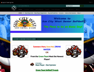 azsrsoftball.com screenshot