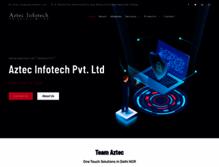 aztecinfotech.com screenshot