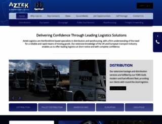 azteklogistics.co.uk screenshot