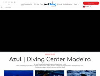 azuldiving.com screenshot