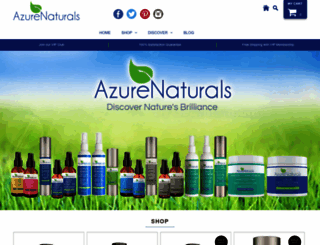 azurenaturals.com screenshot