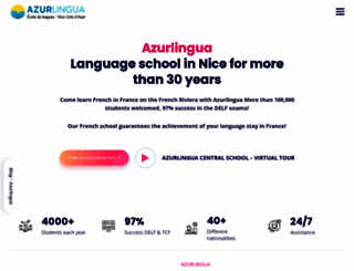 azurlingua.com screenshot