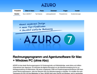 azuro-office.de screenshot