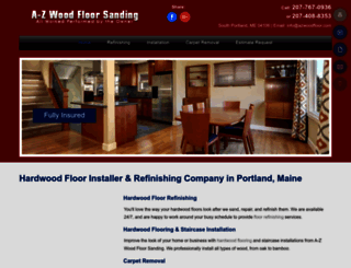 azwoodfloor.com screenshot
