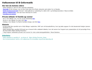 b-informatik.dk screenshot