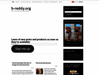 b-reddy.org screenshot