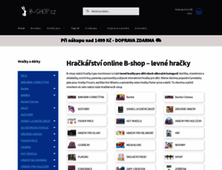 b-shop.cz screenshot