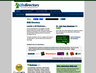 b2b-directory-uk.co.uk screenshot