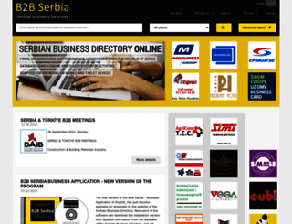 b2b-serbia.com screenshot