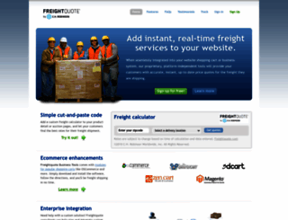 b2b.freightquote.com screenshot