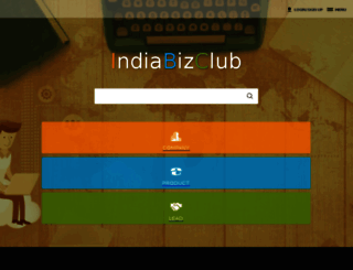 b2b.indiabizclub.com screenshot