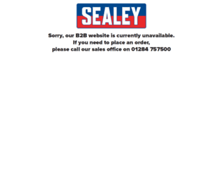 b2b.sealey.co.uk screenshot