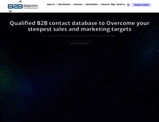 b2bdatapartners.com screenshot
