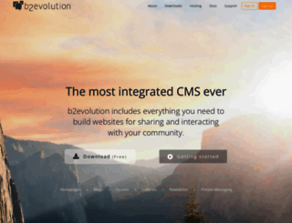 b2evo.net screenshot
