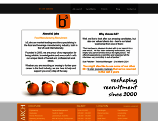 b3jobs.co.uk screenshot