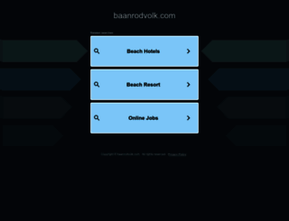 baanrodvolk.com screenshot